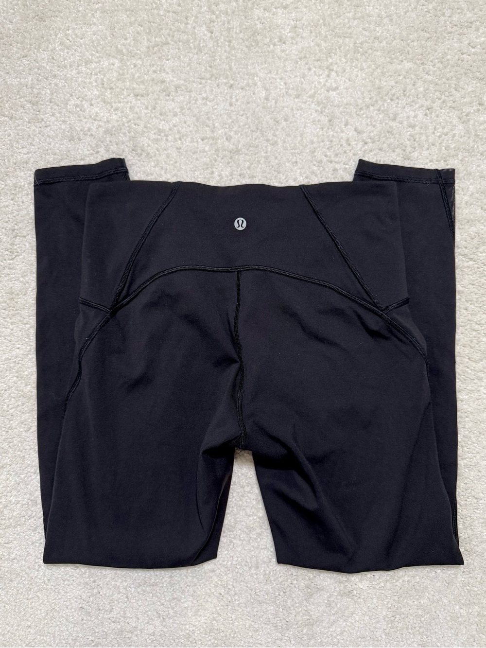Lululemon Train Times 7/8 Leggings Athletic Pant *25" Black Size 8